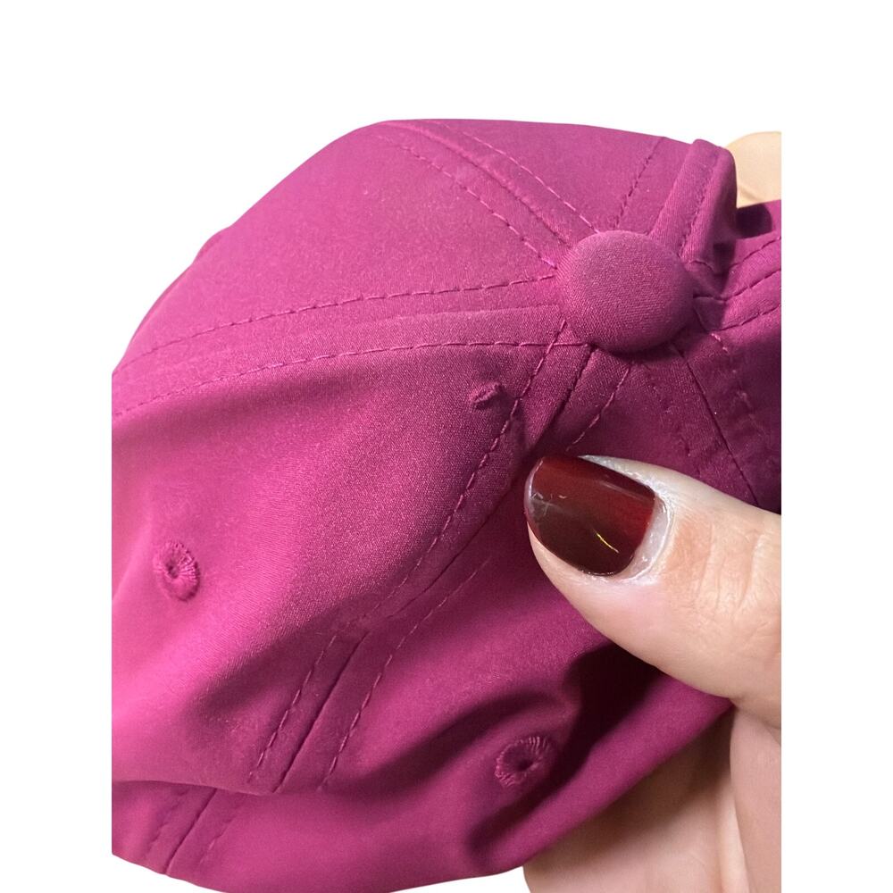Poppi Pink Embroidered Logo Hat Adjustable Baseball Cap - Picture 5 of 6